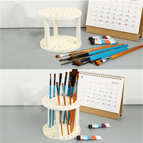Square Hole Makeup Brush Holder Collapsible Tree Rack Art Brushes Desplay Holders Drying Stand Storage Tool For Makeup