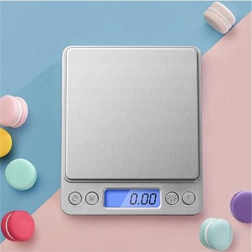 0.1g LCD Kitchen Scale Stainless Steel Electronic Food Scale Jewelry Weighing Balance Electronic Scale Weight Scale