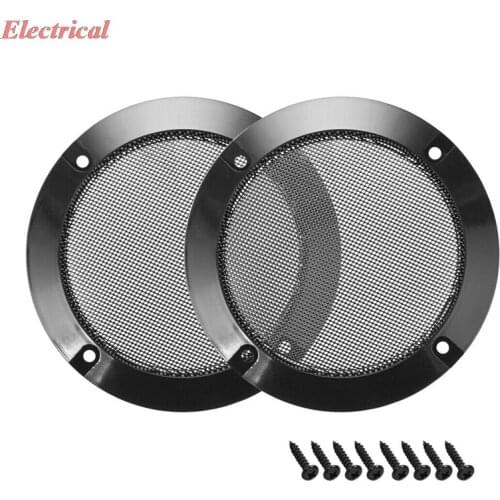 3" Speaker Grill Mesh Decorative Circle Woofer Guard Protector Cover Black