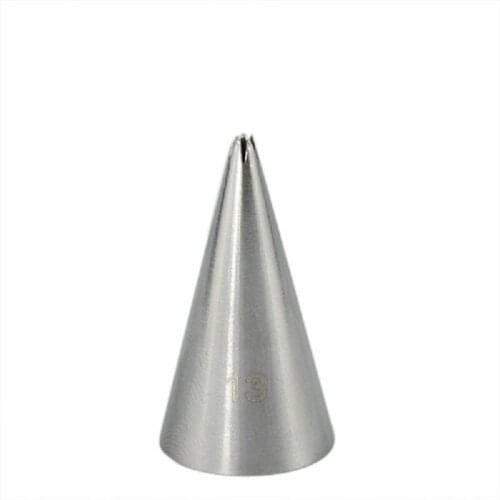 30pcs/lot)Free Shipping Stainless Steel Cake Decorating Star Icing Nozzle #13