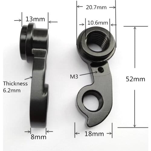 5 pcs/lot Bicycle Rear Derailleur Hangers for GT KHS Mondraker Btwin Haibike Hercules UMF Staiger Winora