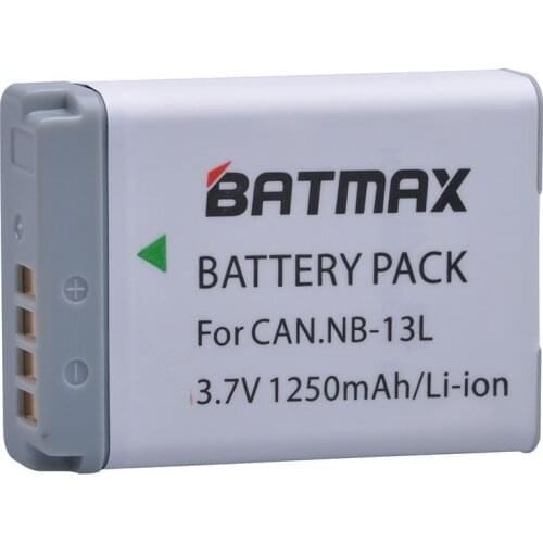 Batmax 1 Pc NB-13L NB 13L NB13L camera battery for Canon PowerShot G5X G7X G9X G7 X Mark II SX720 HS Digital Camera Battery