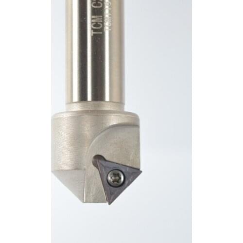 45 degree 9mm-30mm Chamfering drill tool holder TCM C20-30-110 + 10pcs TCMT16T304 VP