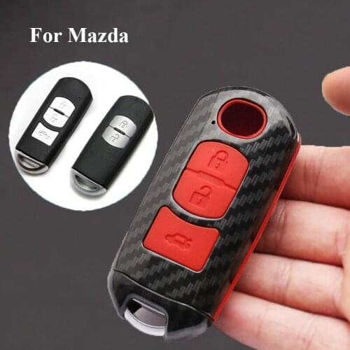 For Mazda 2 3 5 6 8 Atenza CX5 CX-7 CX-9 MX-5 RX Car Styling New Remote Car Key Shell Case Car Key Cover with Keychain Case
