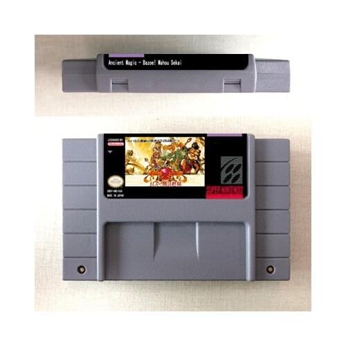 Ancient Magic - Bazoe! Mahou Sekai - RPG Game Card US Version English Language Battery Save