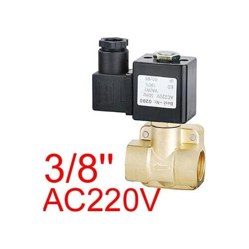 3/8'' INCH PORT SIZE 230 PSI AC220V NC normal closeElectric Solenoid Diaphragm Valve MODEL 0927100