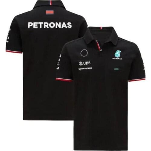 F1 Team 2021 short-sleeved Polo shirt, lapel sports T-shirt, racing suit, the same style is customized