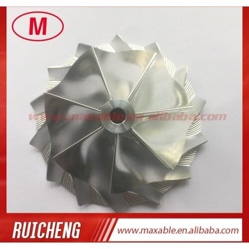 GT3582 451644-0005 61.33/82.00mm 7+7 blades turbocharger billet/milling/aluminum 2618 compressor wheel for racing