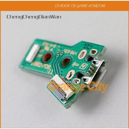Jds-055 USB Charging Port Socket Board charger board with flex ribbon cable For PS4 Pro controller board