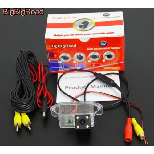 BigBigRoad Car Rear View Backup Parking Camera For Mitsubishi Lancer EX / Evolution X 2007 2008 2009 2010 2011 2012 -2015