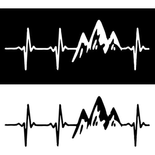 Car Sticker - Climbing Mountains The Speed Limits Of Your Thought Gentle Vivid Car Sticker Window Vinyl Decal Car Reflective Bod