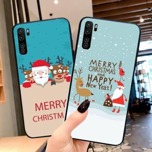 Merry Christmas Santa Claus Phone Case For OPPO Realme 6 Pro Realme C3 5 Pro C2 RENO2-Z A11X