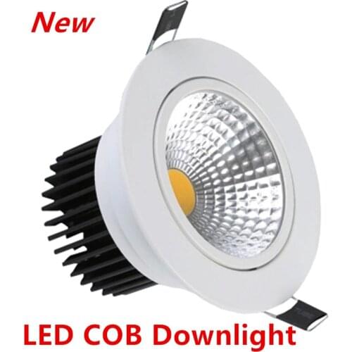 LED Dimmable Led downlight light COB Ceiling Spot Light 3w 5w 7w 12w 85-265V ceiling recessed Lights Indoor Lighting
