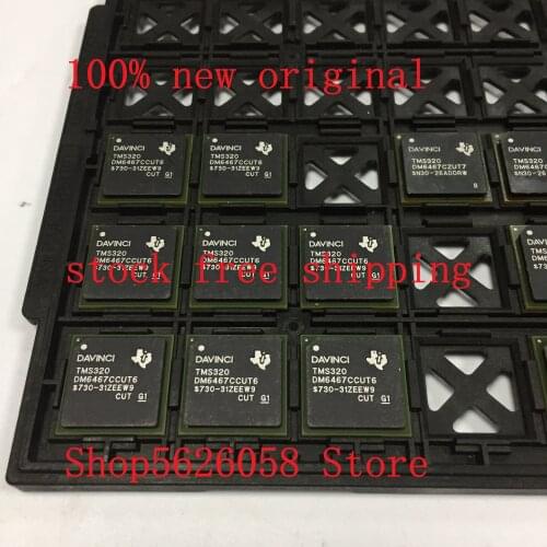 TMS320DM6467CCUT6 TMS320DM270GHK BGA 100% new original 1PCS/LOT STOCK