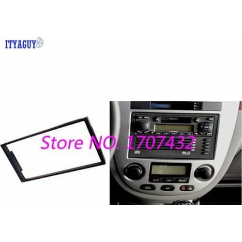 High quality car 2 Din Fascia For Excell e Lacetti Nubira Aveo Forenza Verona Dash Trim Kit Installation Bezel Mask Frame
