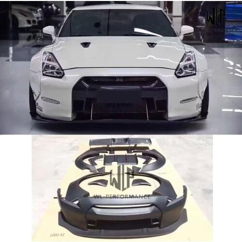 High quality Carbon fiber + FRP Material Car Body Kit For Nissan GTR R35 LB PERFORMANCE Wide Body 2009-2015