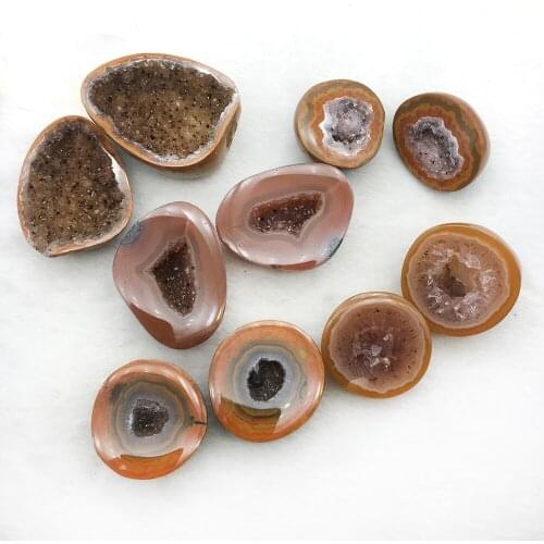 1Pair Rare Natural Red Carnelian Geode Crystal Quartz Agate Polished Mineral Specimen Red Onyx Healig Gemstone Home Decoration