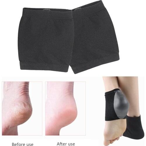 1 Pair Heel Protectors Socks Anti Crack Moisturizing Insoles Foot Skin Care Gel Heel Socks Anti Crack Foot Skin Care for Men Wom
