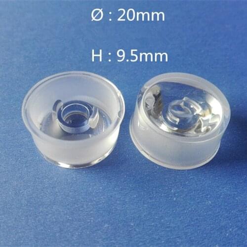 10 pcs 20mm diameter lens LED waterproof wall washer Imitation lumens lens