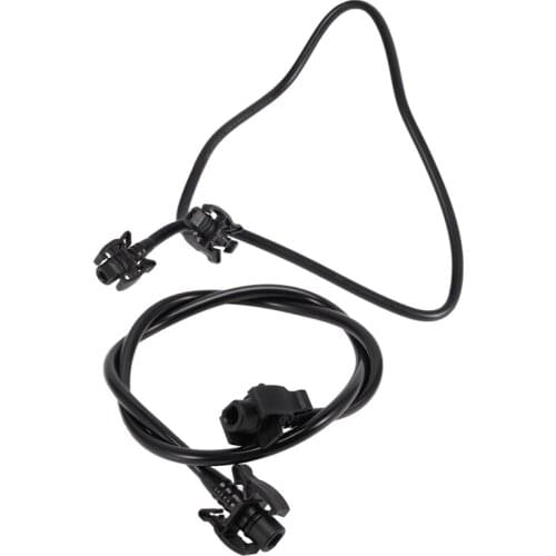 2 Pcs Car Rubber Hose Water Return Radiator Scavenging Pipe