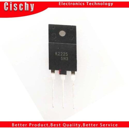 5pcs/lot 2SK2225 K2225 1500V 2A TO-3PF