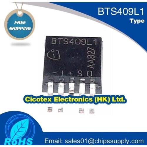 5pcs/lot BTS409L1 D2PAK BTS 409 L1 IC HIGH SIDE IC PWR SWITCH N-CHAN 1:1 TO263-5 BTS409L1E3062ABUMA1 BTS409LI