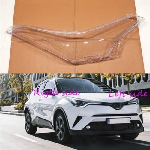 Car Headlight Lens For Toyota Chr 2018 2019 Headlamp Cover Car Replacement Front Auto Shell Cover