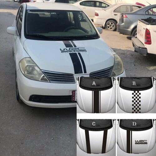 Car Stickers For BMW e46 e39 e36 Audi a4 b6 a3 a6 c5 Renault duster Lada granta Vinyl Racing Sports Head Hood Decal Sticker