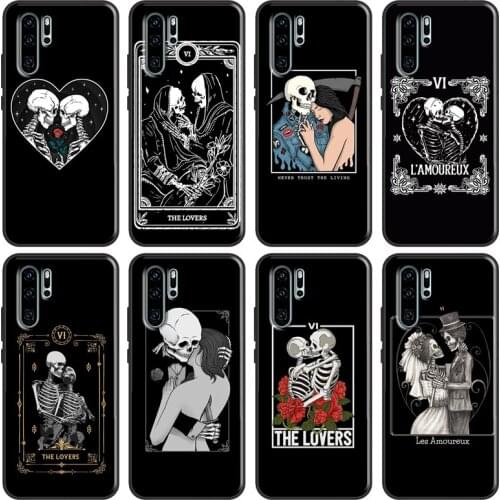 The Lovers VI Tarot Card Case For Huawei P Smart 2019 Z Nova 5T P40 P20 P30 Pro Mate 20 Lite Honor 10i 8X 9X Cover