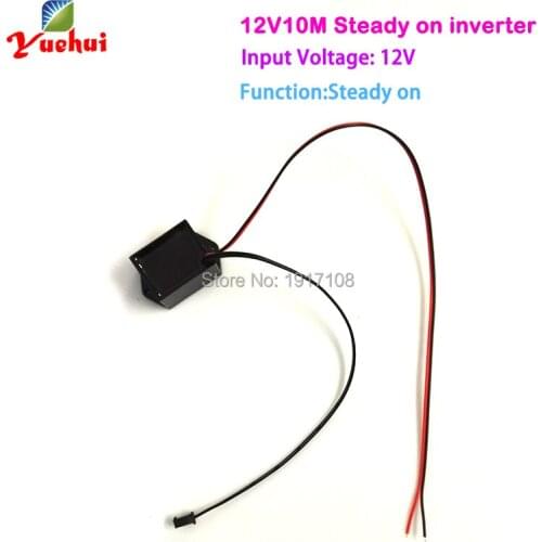 DC-12V Loading 10meter EL wire inverter EL driver for loading 10meters EL wire or EL strip to DIY Car Auto Party Decoration