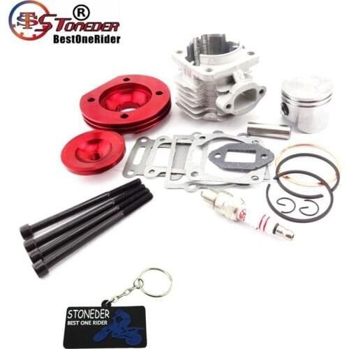 STONEDER 44mm Big Bore Kit Cylinder Assy Shaft Piston For 47cc 49cc 2 Stroke Engine Minimoto Mini Dirt Kids ATV Quad Pocket Bike