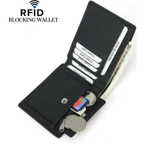 Fashion Men Wallet Simple Style Handmade Leather Custom Name Men Short Small Wallet Card Purse Male Slim Mini Purse