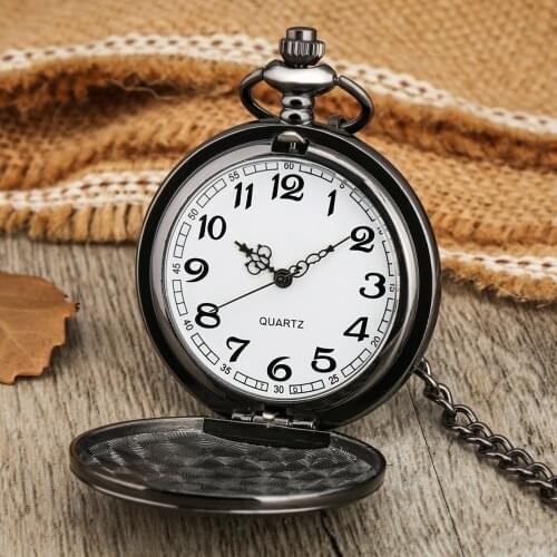 New Simple Retro Romantic No Buckle Pocket Watch Manual Winding Alloy Pocket Watch Round Fashion All-match Watch