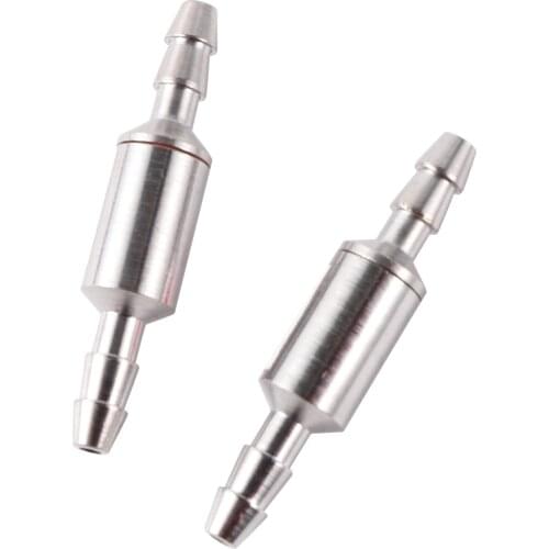 Irrigation One-way Non Return Check Valve Aquarium Stainless Steel CO2 Check Valve One Way For Aquarium CO2 Diffuser Regulator