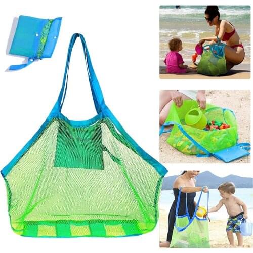 Extra Large Mesh Beach Bags and Totes Sand Away For Holding Kids Beach Sand Toys Children’ Toys Market Grocery Picnic Tote Hot
