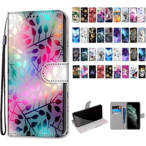 Cute animals leather case for xaiomi redmi k30s fundas red mi poco f2 k30 s pro k30pro zoom k30s case 5g wallet flip cover coque