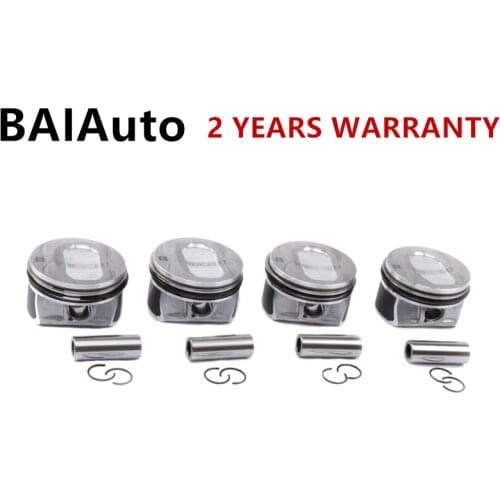 03C198151F 03C107065BF 1.4T Turbocharger Piston&Piston Rings For Audi A1 VW Golf Jetta Beetle MK5 MK6 Tiguan Pin19mm 03C107065CK