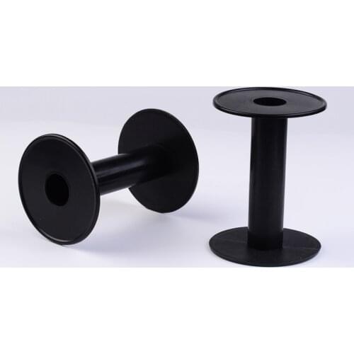 10pcs Plastic Empty Spools for Cords Ropes Thread Wire String Ribbon Bobbins DIY Jewelry Accessories Component White Black