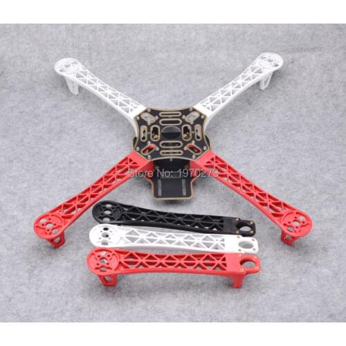 F450 Quadcopter Frame Integrated PCB 4-axis Red Black White Arm Part for Flamewheel F450 F550 HJ450 KK MK MWC