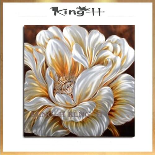 Hand-painted gold flower painting flowers auguste a bouquet of roses graffiti art hand high quality replica of sofa decorated ha