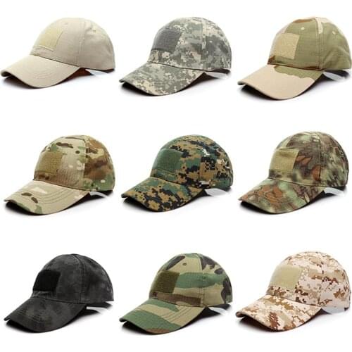 Adjustable Baseball Cap Tactical Summer Sunscreen Hat Camouflage Military Army Camo Hunting Camping Hiking Fishing Outdoor Cap