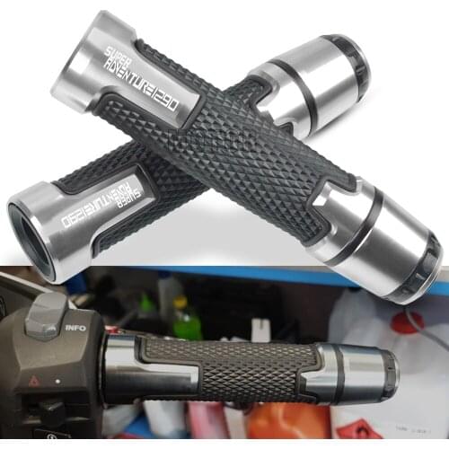 For 1290 Super Adventure 2015-2018 2016 2017 ADV Motorcycle 7/8"22mm Handlebar Grips With Ends Handle Caps Hand Bar Plugs