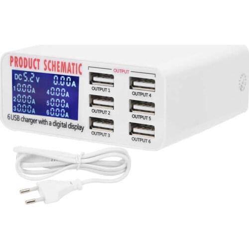 SUNSHINE PRODUCT SCHEMATIC Multi USB Fast Charge 6 PORT MODEL: 899 40 W6 Replacement Part Repair