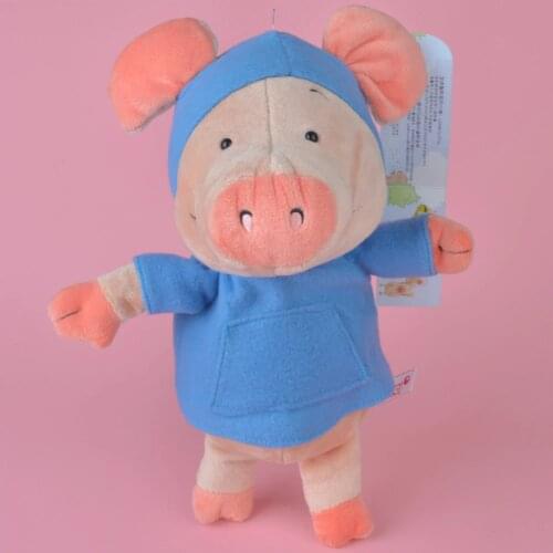 25cm-35cm Blue Cloth Wibbly Pig Stuffed Plush Toy Cute Baby/ Kids Gift, Plush Doll Free Shipping