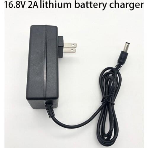 DC 21V/1A 8.4V/2A 16.8V/2A Lithium battery charger DC5.5mm*2.1mm 1m Charging adapter Overload protection