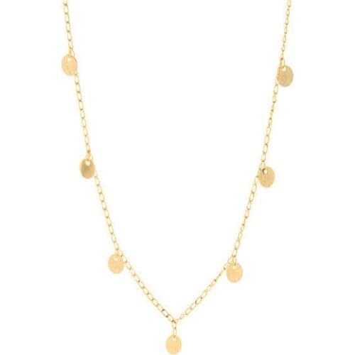 Gold Color Party Womens Pendant Necklace Fashion Female Choker Necklaces Jewelry Simple Ladies Jewelry Gifts