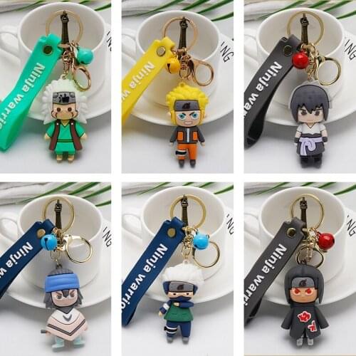 Famous Animation Cartoon Ninja Character Keychain Men And Women Popular Pendant Small Accessories Exquisite Cute Small Gifts