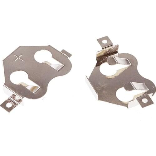 100pcs CR1612 CR1616 Battery Holder Button Cell Retainer Coin Cell CR1620 CR1632 Battery Connector Cross MPD BK-868