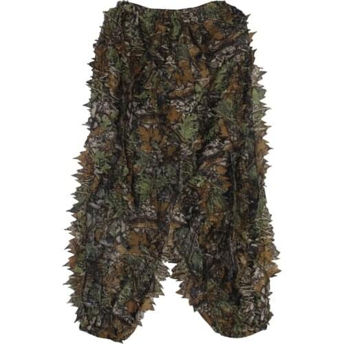 3D Camouflage Leaf Ghillie Suit Set Cloth Hunting Camo Yowie Sniper Clothing Camouflage suit for Hunting Hiking