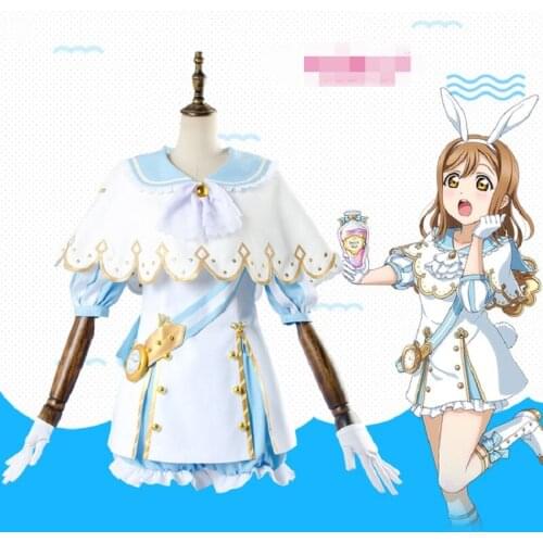 Anime Cosplay Costume lovelive! Amazing World Kunikida Hanamaru Handmaids Dress Z